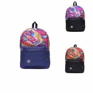 MOCHILA PRETA C/ 1/2 ESTAMPA G